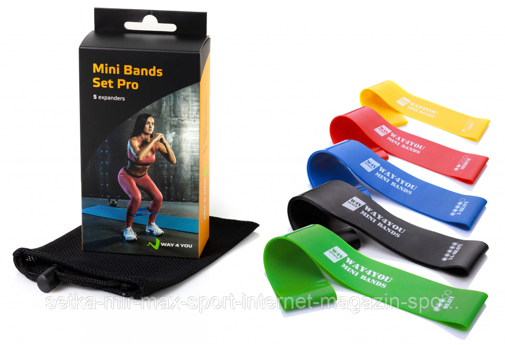 

Набор эспандеров Mini Bands Set Pro Original (5 шт.)