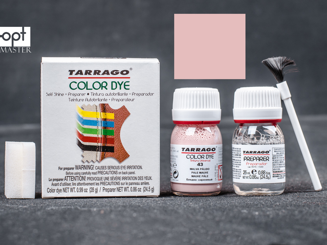 Tarrago краситель для гладкой кожи обуви одежды сумок мебели color dye цвет платиновый 506