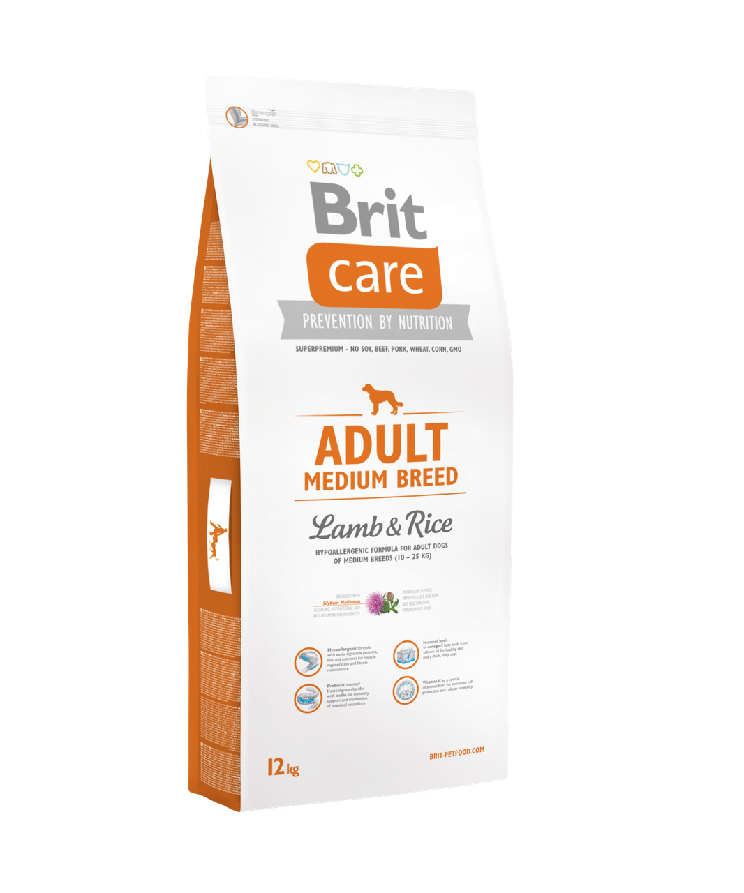 

Корм Brit Care Adult Medium Breed Lamb & Rice (для собак весом от 10 до 25 кг) 12 кг