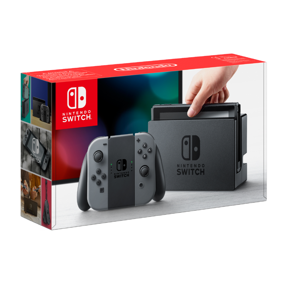 Ігрова консоль (приставка) Nintendo Switch Red-Blue\Grey128GB (прошита
