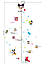Интерьерная наклейка на стену в детскую, ростомер "Микки Маус и друзья" Game, размер 121*72 см., фото 2