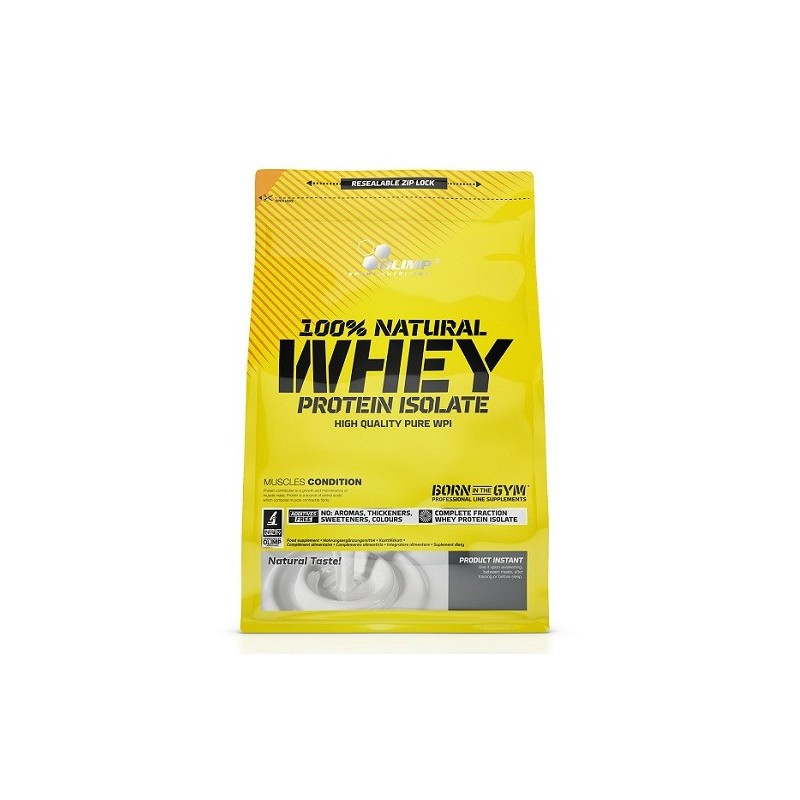 

Сывороточный протеин изолят Olimp Nutrition 100% Natural Whey Protein Isolate 600 грамм Натуральный