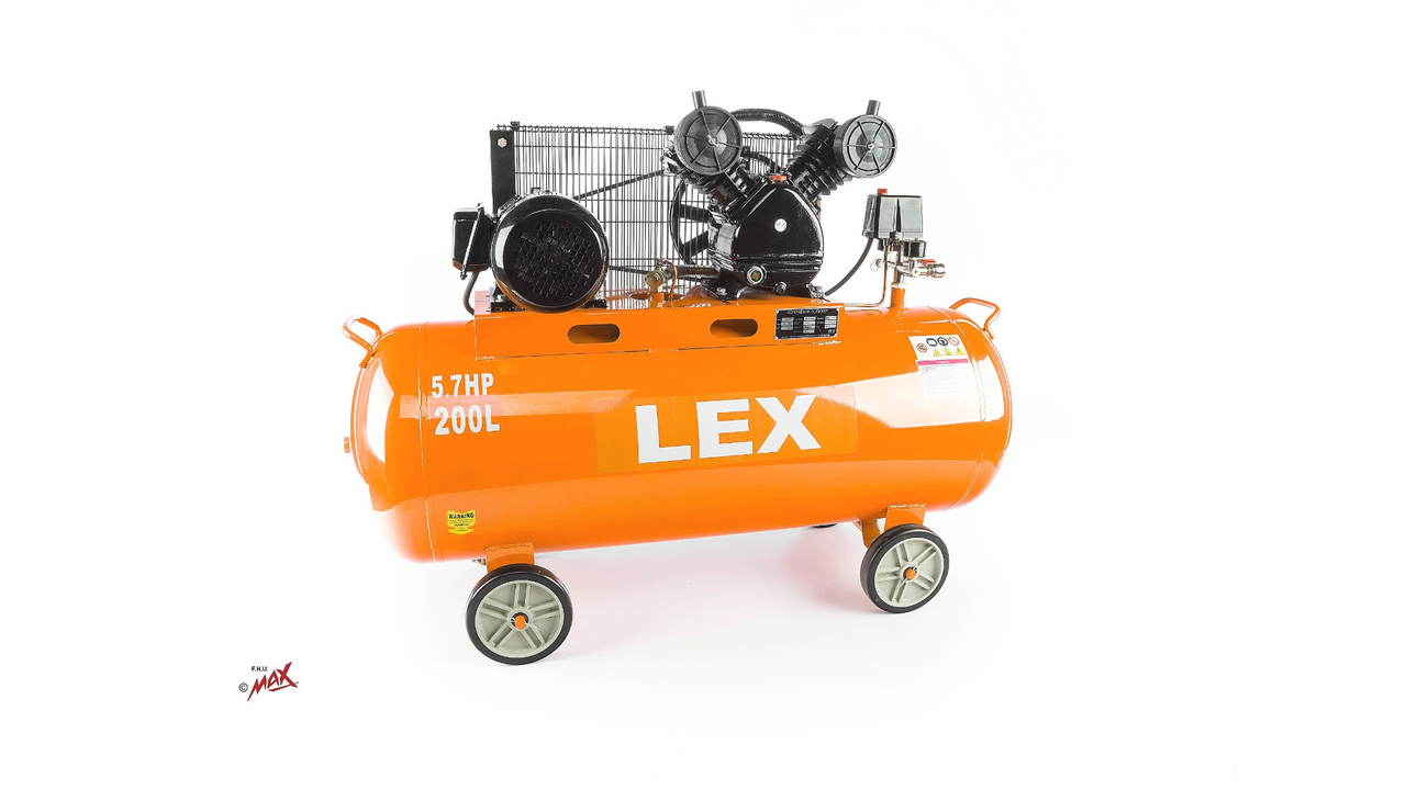 💡Компрессор с ресивером LEX LXC200 : 200 литров - 4,3 кВт | 8 бар | Чугунный 2-х поршневый блок масляный - Звоните 👉 097 596 78 95  в Львове