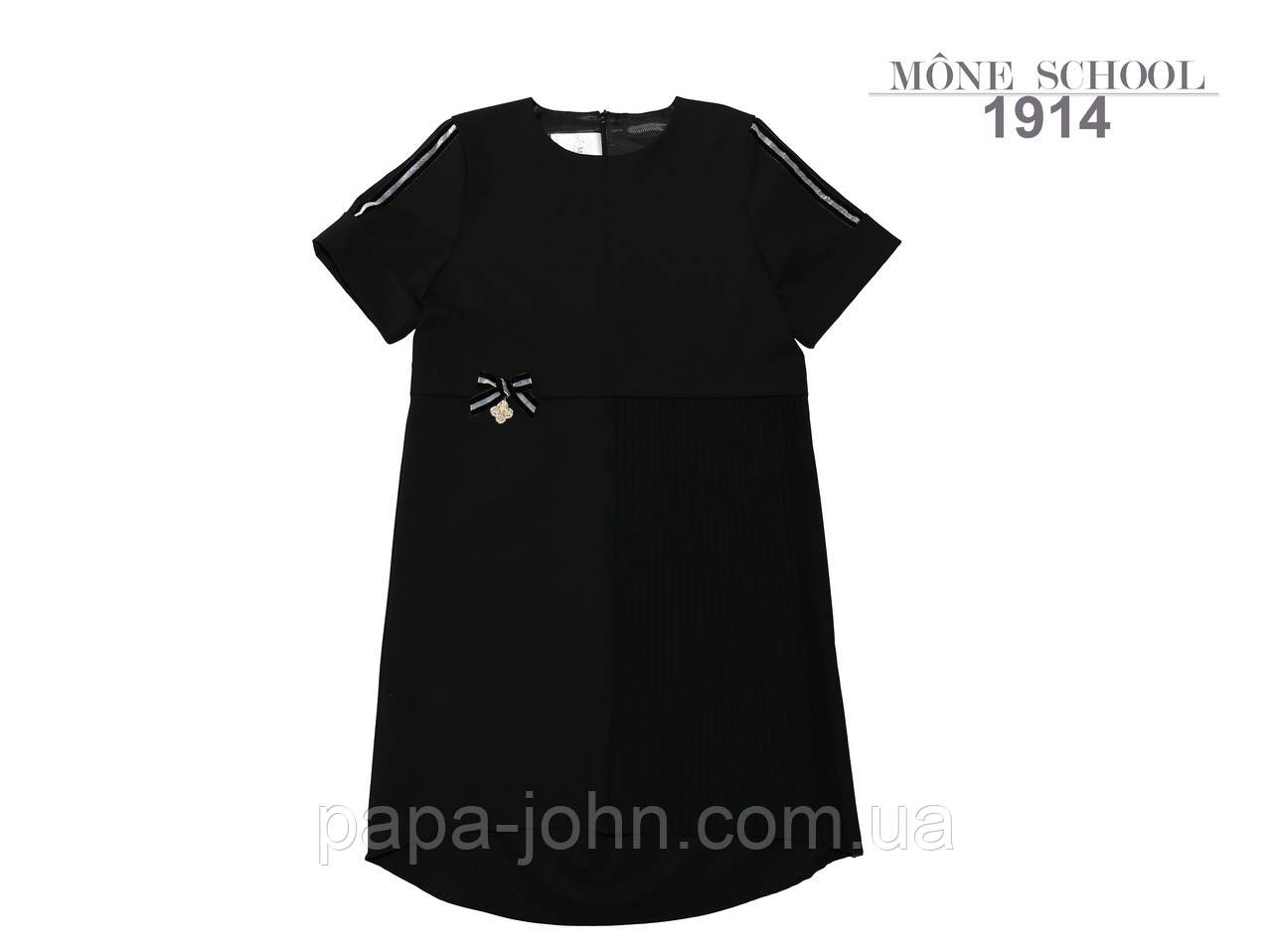 Платье текстиль  ТМ Моне  цвет черный  р.152