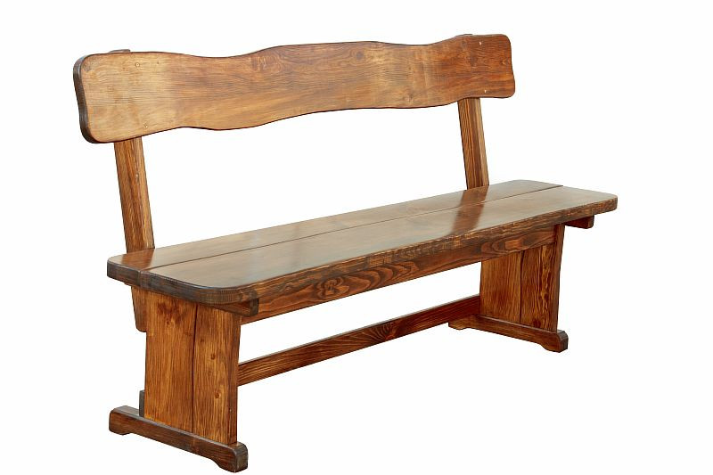 Лавочка, лавка, скамейка деревянная 2000*370 для дачи, кафе от произво