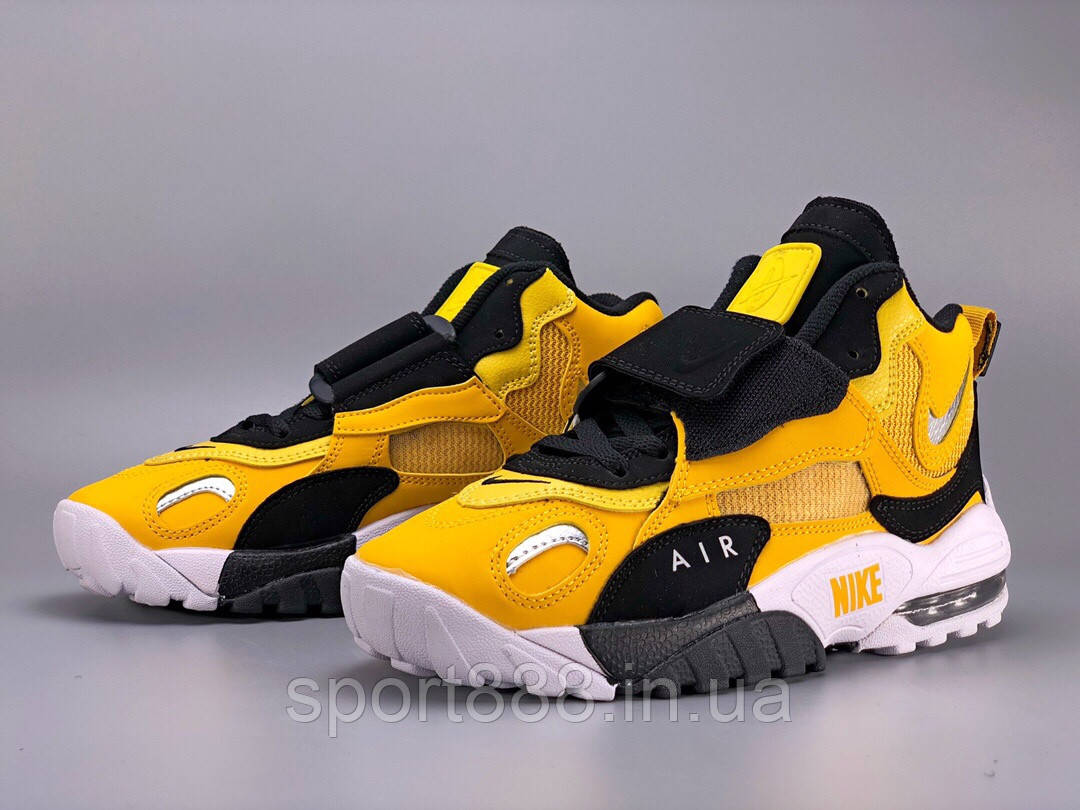 nike air barrage yellow and black