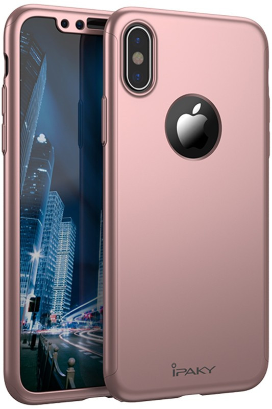 

Чехол-накладка Ipaky 360 PC Full Protection Case Apple iPhone X Rose Gold #I/S