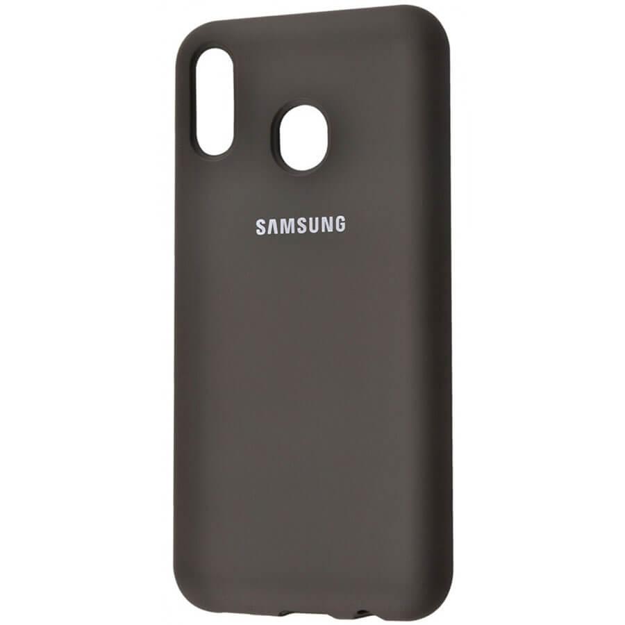 

Чехол Silicone Cover Full Protective (AA) для Samsung Galaxy A20 / A30 Черный / Black