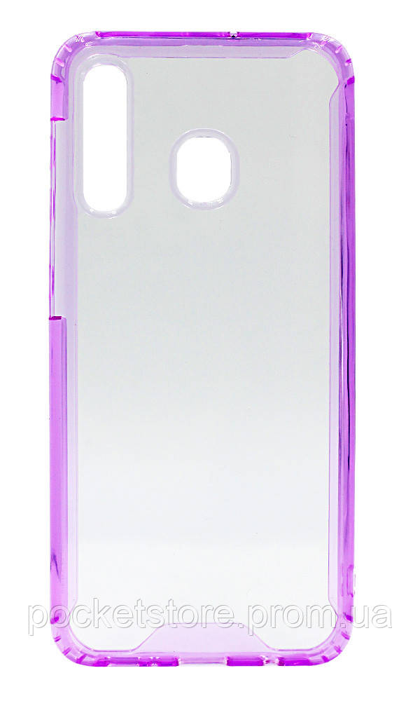 

Чохол-накладка Border Silicon для Samsung Galaxy A20 SM-A205F / A30 SM-A305F Purple, Прозрачный