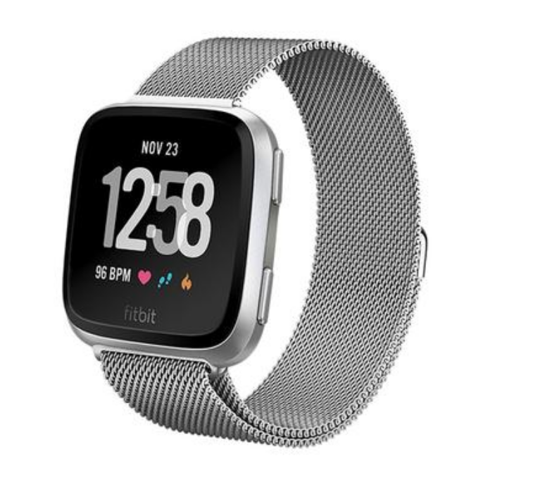 

Миланский сетчатый ремешок Primo для часов Fitbit Versa / Versa 2 / Versa Lite - Silver