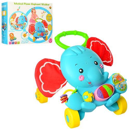 

Игровой центр слоник, каталка-ходунки S919, Разные цвета