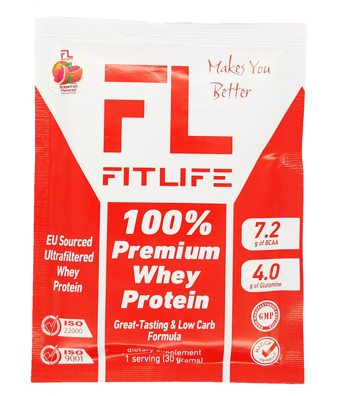 FitLife 100% Premium Whey Protein 30 g Grapefruit
