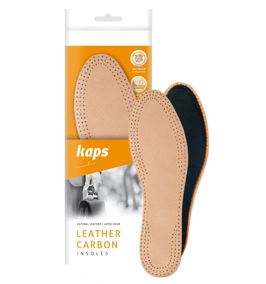 

Kaps Leather Carbon - Кожаные стельки для обуви р.40