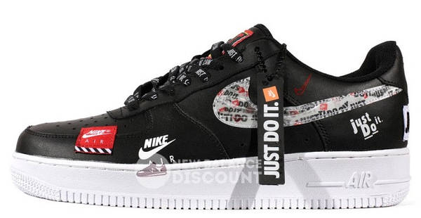 just do it air force 1 black