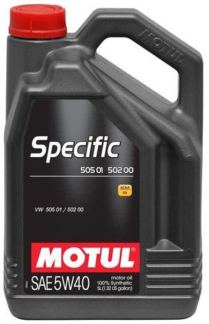 

Моторное масло MOTUL SPECIFIC VW 505 01 502 00 5W-40 5л