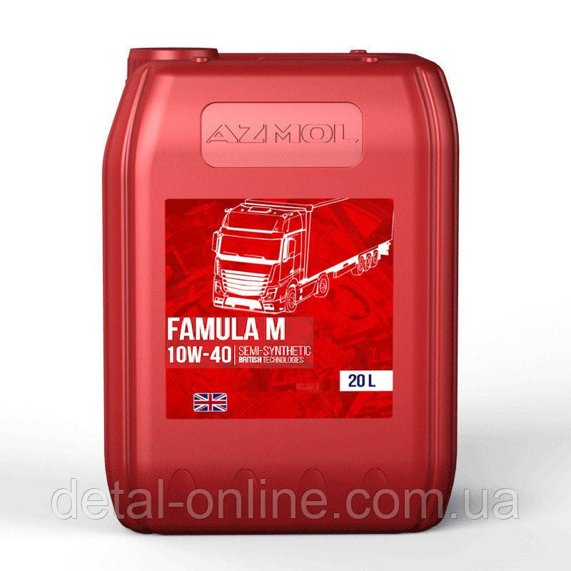 

Моторное масло AZMOL Famula M 10W-40 20 л