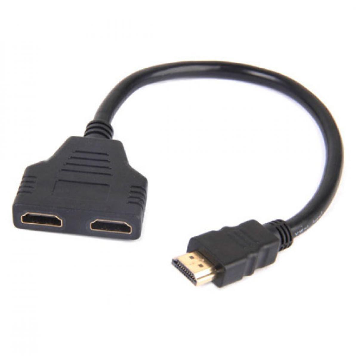 

Адаптер разветвитель HDMI на 2 HDMI сплиттер New