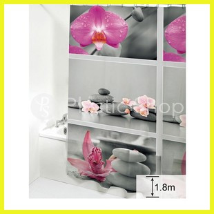 Шторка для ванной комнаты Zen Flower