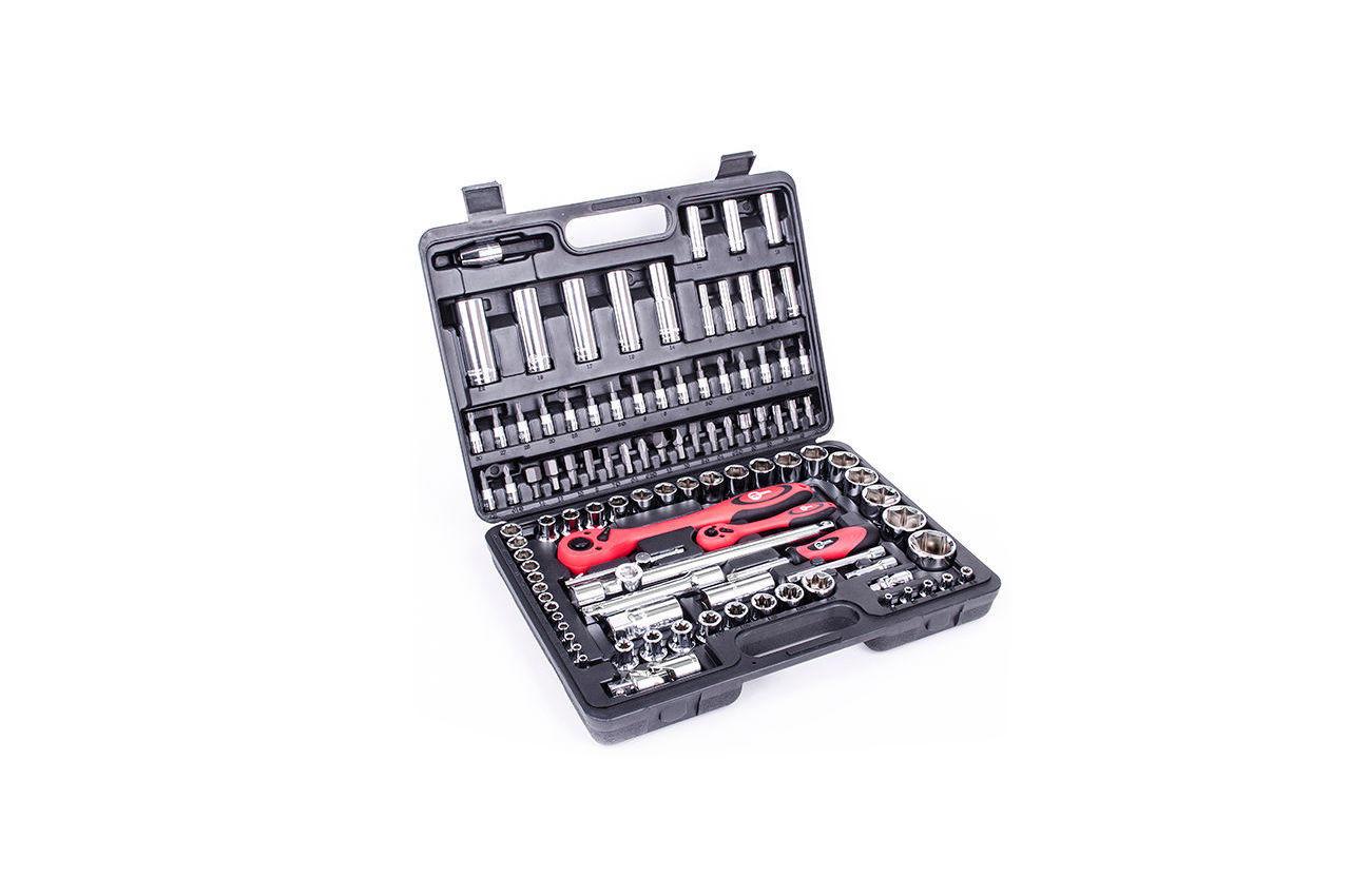 

Набор инструмента Intertool - 1/4", 1/2" 108 ед. ET-6108 Pro