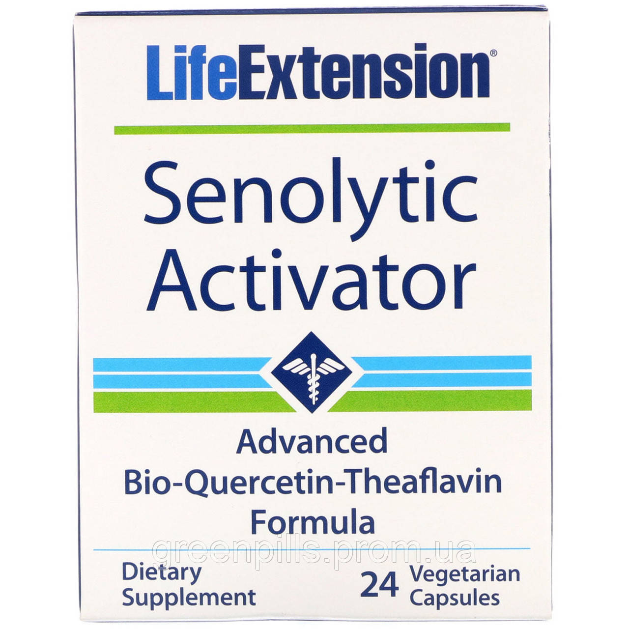 

Сенолитический активатор, Senolytic Activator, Life Extension, 24 капcул