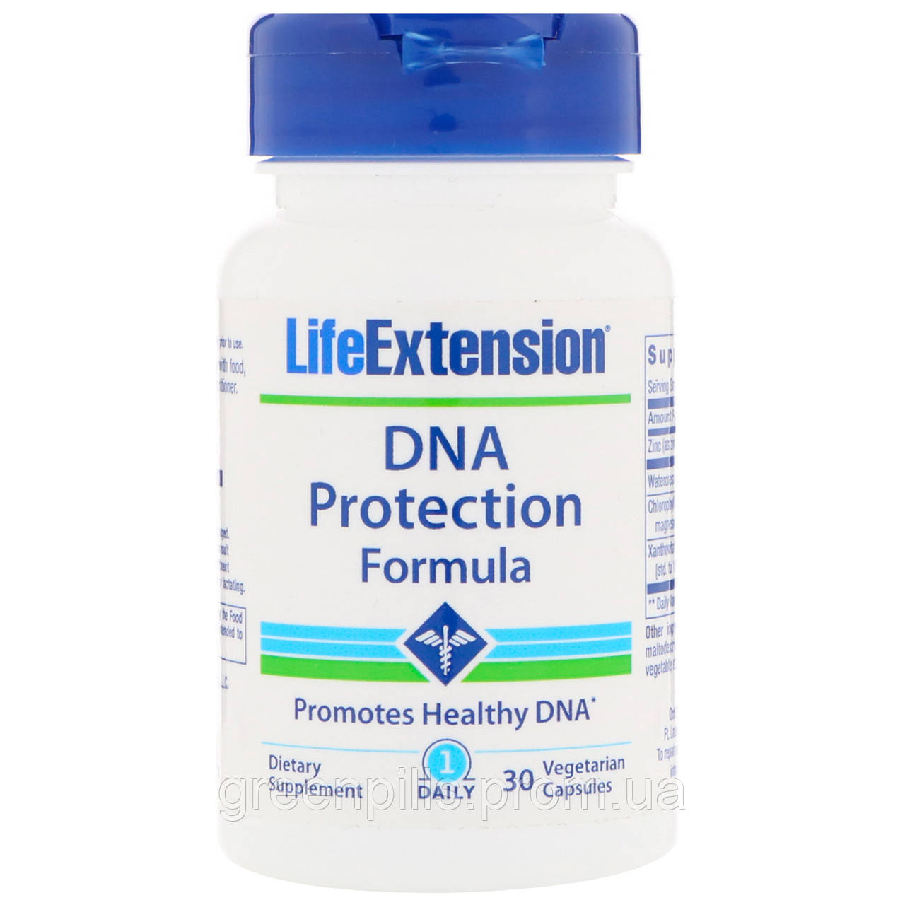 

Формула защиты ДНК, DNA Protection Formula, Life Extension, 30 капсул