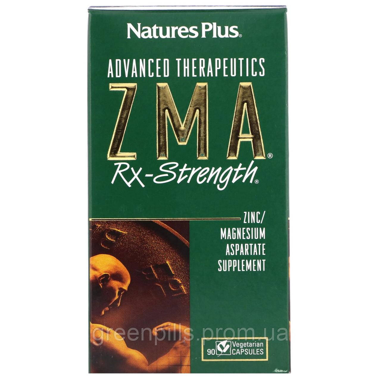 

Natures Plus, Advanced Therapeutics, ZMA Rx-Strength, 90 Vegetarian Capsules