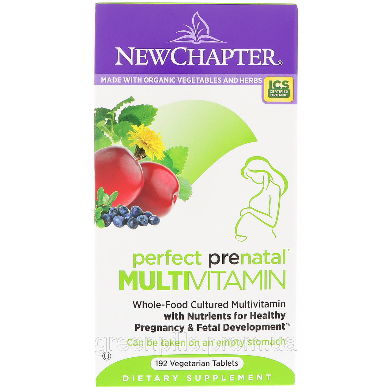 

New Chapter, Perfect Prenatal Multivitamin, 192 Vegetarian Tablets