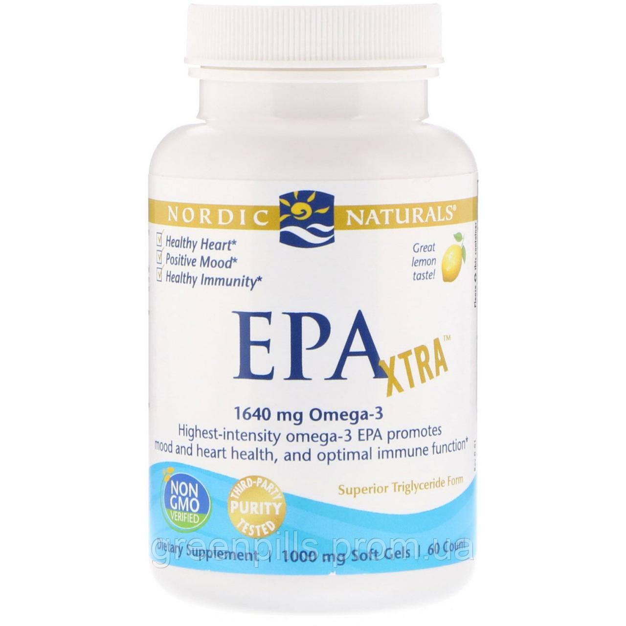 

Nordic Naturals, EPA Xtra, Lemon, 1000 mg, 60 Soft Gels