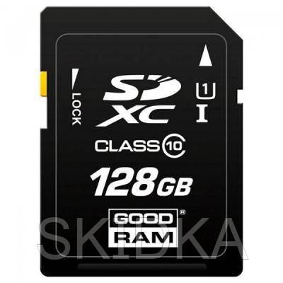 

Карта памяти GOODRAM 128GB SDXC class10 USH-I (S1A0-1280R11)