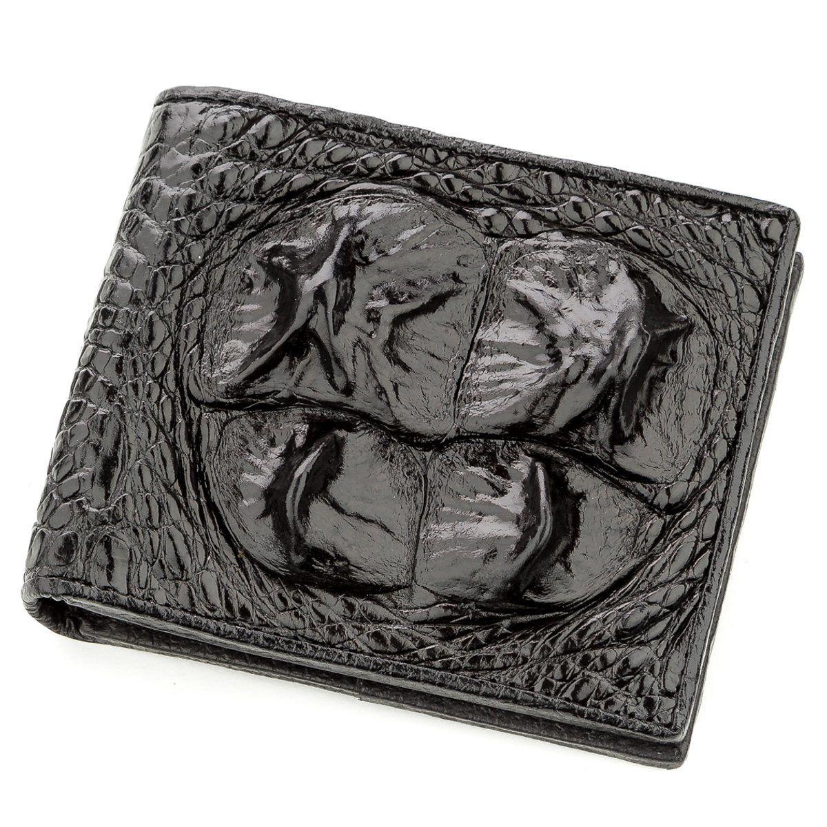 

Бумажник мужской CROCODILE LEATHER 18582 из натуральной кожи крокодила черный