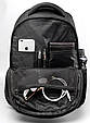 Рюкзак для ноутбука 15,6 дюйма Tigernu, на 21 л, чорний, фото 5