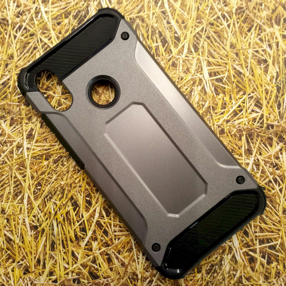 

Бронированный противоударный TPU+PC чехол SPIGEN HC для Xiaomi Mi 6X / Mi A2 (Серый)