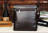 Мужская сумка Polo Kraist коричневая, фото 3