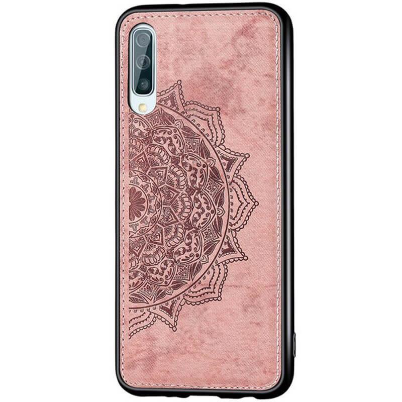 

TPU+Textile чехол Mandala с 3D тиснением для Samsung Galaxy A70 (A705F) Розовый