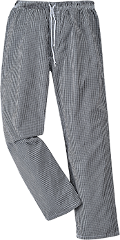 

Брюки Bromley для повара C079 Черный/Белая клетка, 4XL