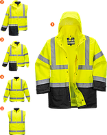 Светоотражающая куртка Executive 5-в-1 S768 Желтый/Черный, 4XL