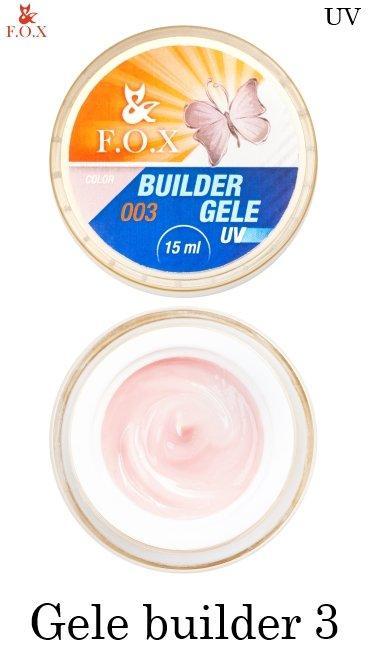 

Гель-желе для наращивания ногтей F.O.X Gele builder gel Pink №003, 15 мл