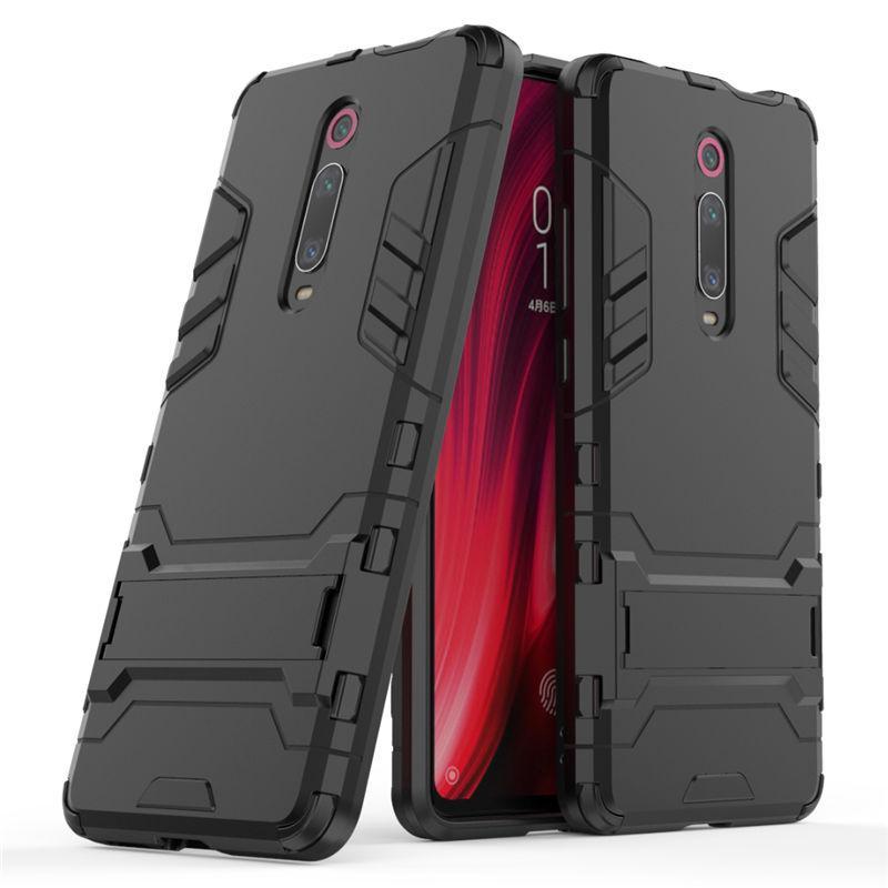 

Чехол Hybrid case для Xiaomi Mi 9T / Mi 9T Pro бампер с подставкой черный