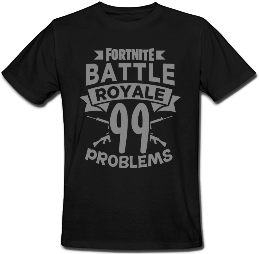 

Футболка Fortnite Battle Royale "99 Problems" (чёрная)