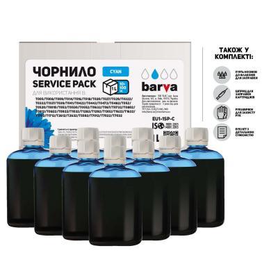 Чернила BARVA Epson Universal №1 Cyan 10x100мл ServicePack (EU1-1SP-C)