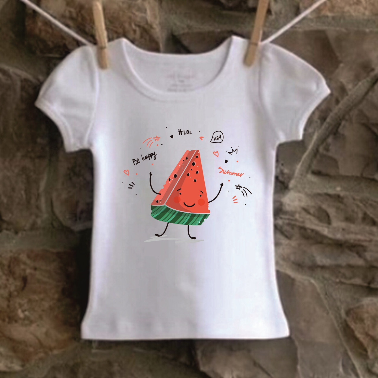 

Футболка женская белая Watermelon, Белый
