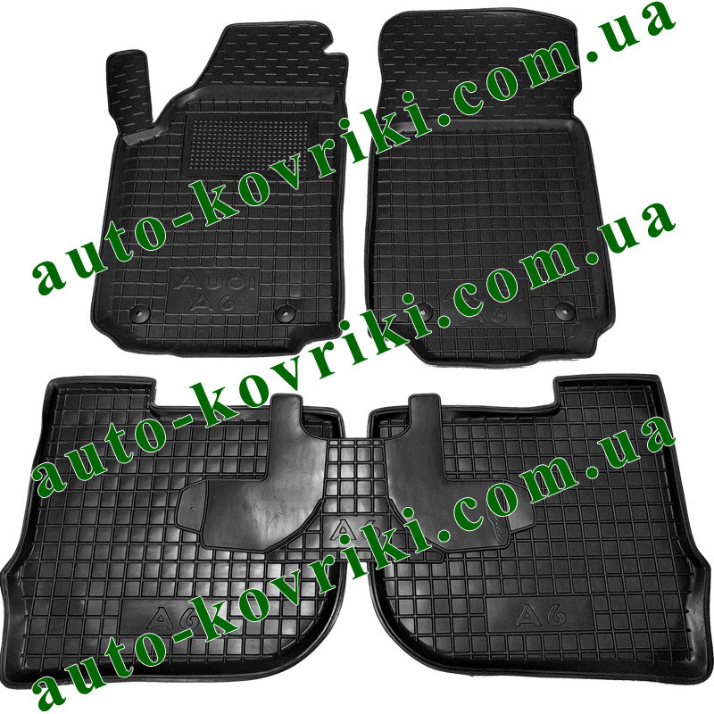 

Резиновые коврики в салон Audi A6 1994-1997 (Avto-Gumm), Черный