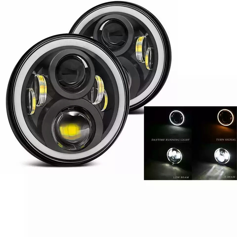 

7 дюймов светодиодные led фары нива ваз