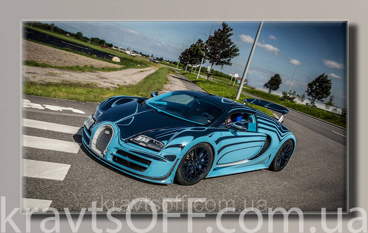 

Картина на холсте "Bugatti veeron " ( 55х91 см )