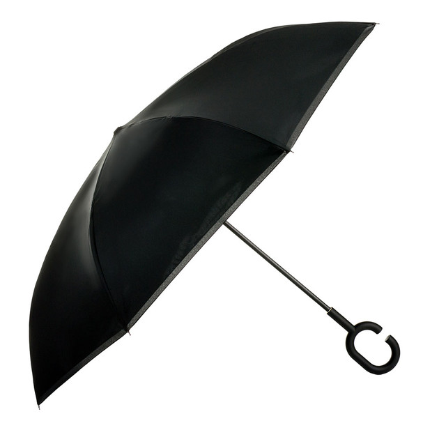 женский зонт наоборот 