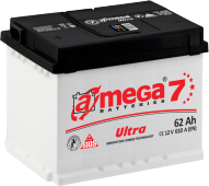 

Акумулятр A-mega Ultra 62 A/h