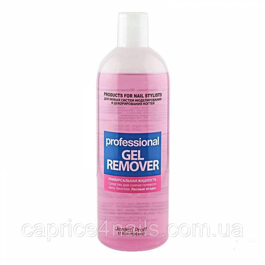 

Жидкость для снятия гель-лака и биогеля, Gel Remover, 500 ml, Jerden Proff