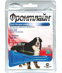 Краплі Merial Frontline Dog XL від бліх та кліщів для собак вагою 40-60 кг (31062)