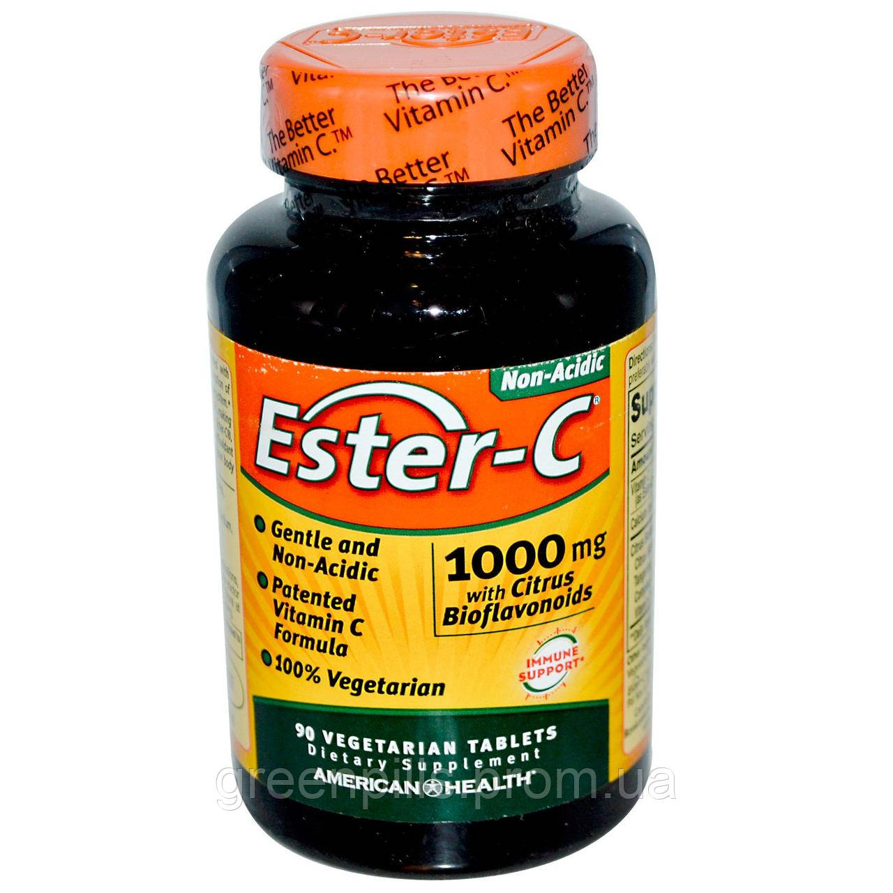 

American Health, Ester-C, 1000 mg, 90 Veggie Tabs