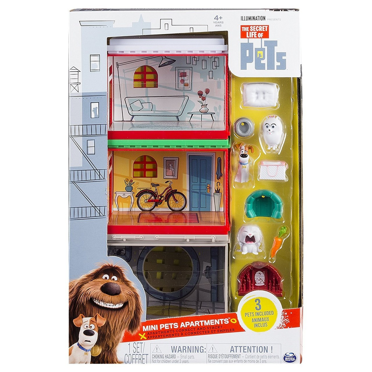 

Секретне життя домашніх The Secret Life of Pets Mini Pets Apartments 2-Inch Playset